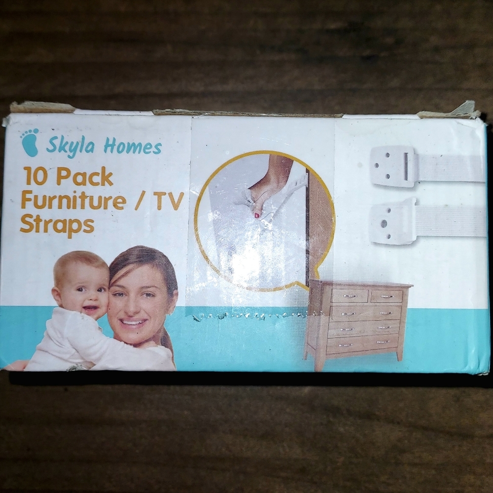 Furniture/Tv Safety Straps (10 Pack)